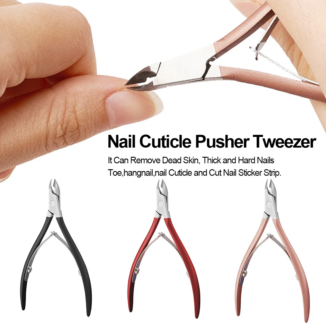 Plier Manicure tool Nail Cuticle Pusher Tweezer Cutter Nipper Clipper Dead Skin Remover Manicure Art Grooming Tool
Plier Manicure tool Nail Cuticle Pusher Tweezer Cutter Nipper Clipper Dead Skin Remover Manicure Art Grooming Tool