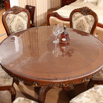HAZY PVC Tablecloth Transparent Waterproof Round Table Cloth Kitchen Pattern Oil Table Cover Glass Soft Cloth Dining Table Mat
HAZY PVC Tablecloth Transparent Waterproof Round Table Cloth Kitchen Pattern Oil Table Cover Glass Soft Cloth Dining Table Mat