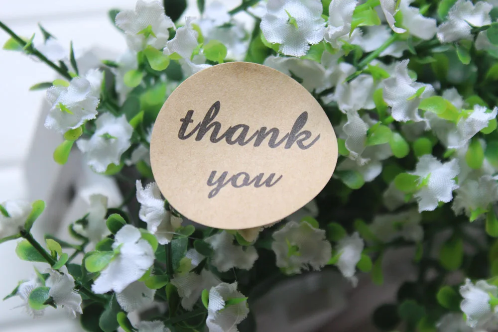 Stock Thank you kraft paper stickers 1.5inch 38mm round seal DIY pack seal stickers 600pcs lot
Stock Thank you kraft paper stickers 1.5inch 38mm round seal DIY pack seal stickers 600pcs lot