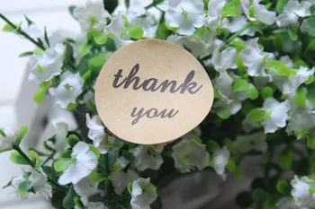Stock Thank you kraft paper stickers 1.5inch 38mm round seal DIY pack seal stickers 600pcs lot
Stock Thank you kraft paper stickers 1.5inch 38mm round seal DIY pack seal stickers 600pcs lot