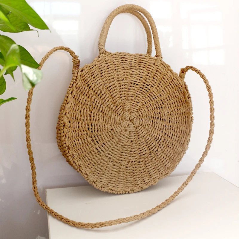 Women Round Rattan Beach Handbag Summer Bags StrawBags handbags for bolsa crossbody shoulder designer mini cross feminina 2018
Women Round Rattan Beach Handbag Summer Bags StrawBags handbags for bolsa crossbody shoulder designer mini cross feminina 2018