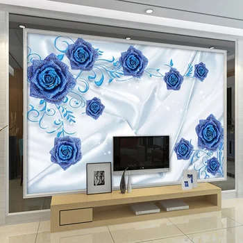 Self-Adhesive Wallpaper 3D Stereo Blue Rose Jewelry Photo Wall Murals Living Room TV Sofa Silk Wall Paper Waterproof 3D Stickers
Self-Adhesive Wallpaper 3D Stereo Blue Rose Jewelry Photo Wall Murals Living Room TV Sofa Silk Wall Paper Waterproof 3D Stickers