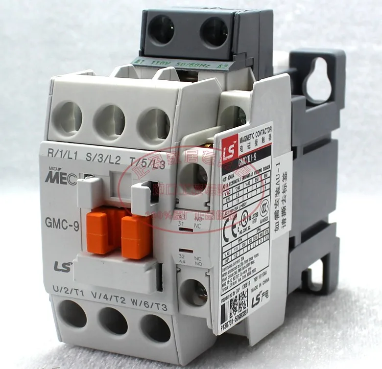Original authentic South Korea LG LS electricity (Wuxi) MEC AC contactor GMC-9 AC110V 9A
Original authentic South Korea LG LS electricity (Wuxi) MEC AC contactor GMC-9 AC110V 9A