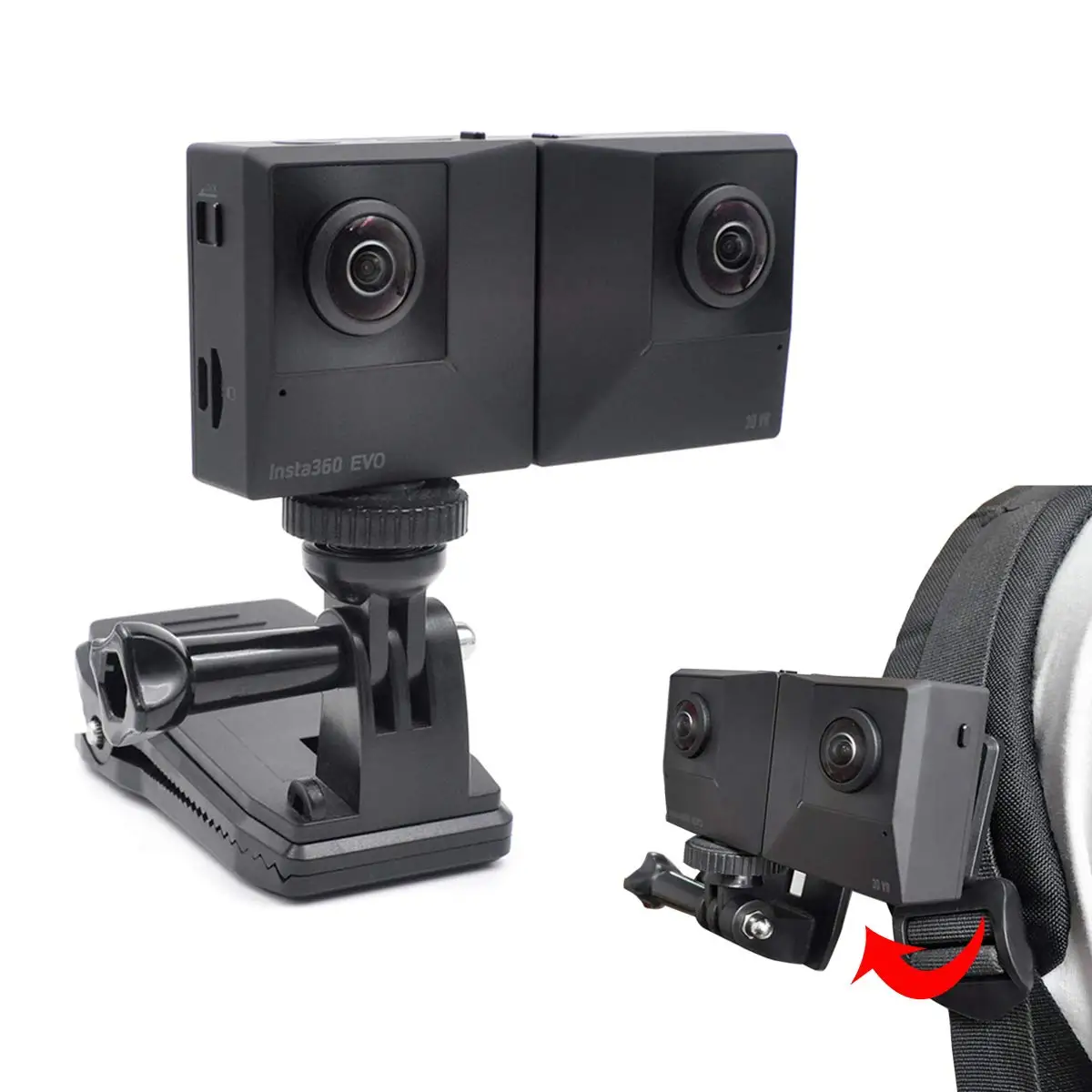Backpack Holder Clip Clamp For Insta 360 One X/One/EVO Panoramic Action Camera Expand for Gopro Fixed Adapter Mount Accessories
Backpack Holder Clip Clamp For Insta 360 One X/One/EVO Panoramic Action Camera Expand for Gopro Fixed Adapter Mount Accessories