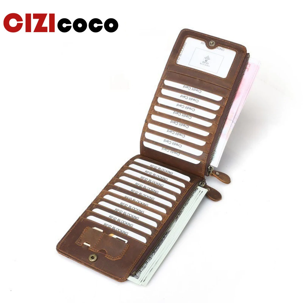 Genuine Leather Business ID Card Wallet Credit Card Holder For Men Fashion Men's Wallet For Credit Cards Porte Carte
Genuine Leather Business ID Card Wallet Credit Card Holder For Men Fashion Men's Wallet For Credit Cards Porte Carte