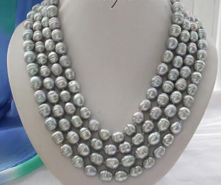 RHJ0002 66 INCH HUGE AAA+ 11-13MM South Sea Gray Pearl Necklace 14k GOLD CLASP (A0513)
RHJ0002 66 INCH HUGE AAA+ 11-13MM South Sea Gray Pearl Necklace 14k GOLD CLASP (A0513)