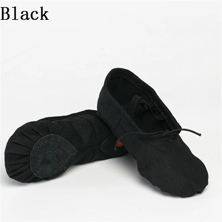 fan wu fang 2017 New 7 Color Canvas Soft Ballet Dance Shoes Yoga Shoes Children Girls Women Slippers According The CM To Buy 16