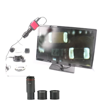 CCD CMOS Camera Microscope Camera 0.5X C-Mount Lens with Eyepiece Adapter 0.5X reducing lens with +30mmm+30.5mm ring
CCD CMOS Camera Microscope Camera 0.5X C-Mount Lens with Eyepiece Adapter 0.5X reducing lens with +30mmm+30.5mm ring