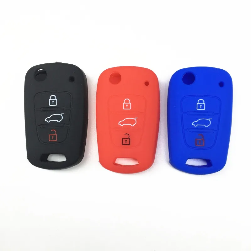 Silicone Key Cover For Kia RIO K2 K5 Sportage Sorento fit Hyundai i20 i30 i35 iX20 iX35 Solaris Verna Folding Key Case
Silicone Key Cover For Kia RIO K2 K5 Sportage Sorento fit Hyundai i20 i30 i35 iX20 iX35 Solaris Verna Folding Key Case