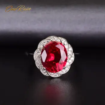 OneRain Vintage 100% 925 Sterling Silver Ruby Gemstone Birthstone Wedding Engagement Opening Adjustable Ring Jewelry Wholesale
OneRain Vintage 100% 925 Sterling Silver Ruby Gemstone Birthstone Wedding Engagement Opening Adjustable Ring Jewelry Wholesale