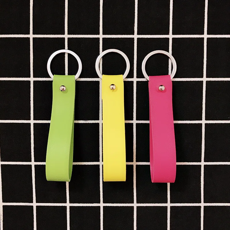 Fashion Leather PU Simple Keychain Waist Key Chain Lovers Keyring Charm Womens Accessoires DIY Key Ring Porte Clef Car Llavero
Fashion Leather PU Simple Keychain Waist Key Chain Lovers Keyring Charm Womens Accessoires DIY Key Ring Porte Clef Car Llavero