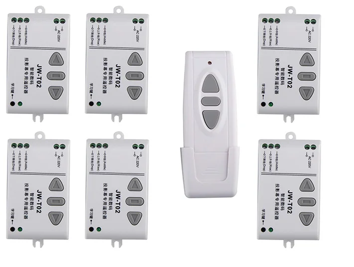 AC220V интеллектуальный цифровой RF беспроводной переключатель системы дистанционного управления для проекционного экрана/двери гаража/жалюзи
AC220V интеллектуальный цифровой RF беспроводной переключатель системы дистанционного управления для проекционного экрана/двери гаража/жалюзи
