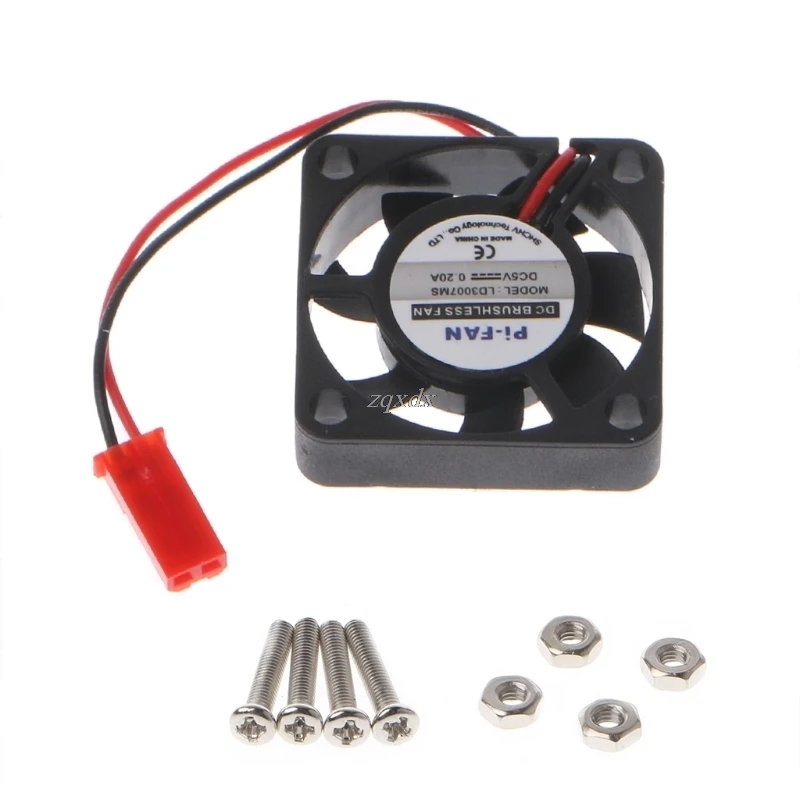 1PC 5V 0.2A Cooling Cooler Fan for Raspberry Pi Model B+ / Raspberry Pi 2/3 dc 5V Cooling fan
1PC 5V 0.2A Cooling Cooler Fan for Raspberry Pi Model B+ / Raspberry Pi 2/3 dc 5V Cooling fan