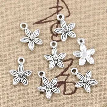 50pcs Charms Flower 11x11mm Handmade Craft Pendant Making fit,Vintage Tibetan Bronze Silver color,DIY For Bracelet Necklace
50pcs Charms Flower 11x11mm Handmade Craft Pendant Making fit,Vintage Tibetan Bronze Silver color,DIY For Bracelet Necklace