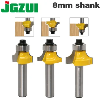 1pc 8mm Shank Round-Over Router Bits for wood Woodworking Tool 2 flute endmill with bearing milling cutter Corner Round Over Bit
1pc 8mm Shank Round-Over Router Bits for wood Woodworking Tool 2 flute endmill with bearing milling cutter Corner Round Over Bit