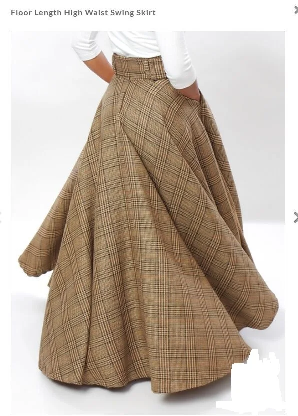 Women's LONG SKIRT Plus Size Plaid Checkered Tartan Spring Summer High Waist Cotton Maxi Swing Elegant Skirt 2018
Women's LONG SKIRT Plus Size Plaid Checkered Tartan Spring Summer High Waist Cotton Maxi Swing Elegant Skirt 2018