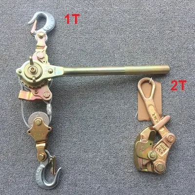 1T--2T hand puller with wire grip, Japanese style ratchet cable puller hand steel wire rope puller ratchet pulling wire gri
1T--2T hand puller with wire grip, Japanese style ratchet cable puller hand steel wire rope puller ratchet pulling wire gri