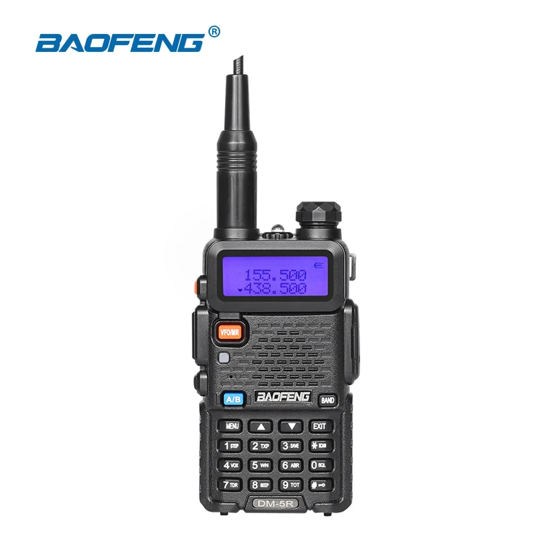 Baofeng DM-5R DMR Radio Digital Walkie Taklie Dual Band Transceiver 5W VHF UHF 136-174/400-480mhz Two Way Radio 2000mAh DM5R
Baofeng DM-5R DMR Radio Digital Walkie Taklie Dual Band Transceiver 5W VHF UHF 136-174/400-480mhz Two Way Radio 2000mAh DM5R
