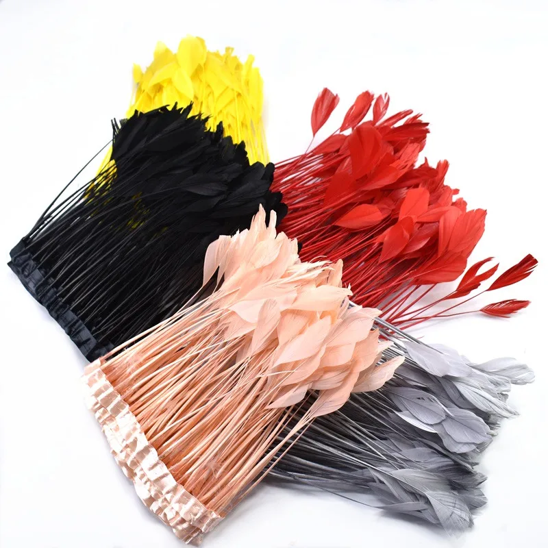 2 meters Dyed natural Coque Tail Feathers Ribbon 4-6inch white Goose Feather Trims for DIY Sewing Skirt Apparel Accessories
2 meters Dyed natural Coque Tail Feathers Ribbon 4-6inch white Goose Feather Trims for DIY Sewing Skirt Apparel Accessories