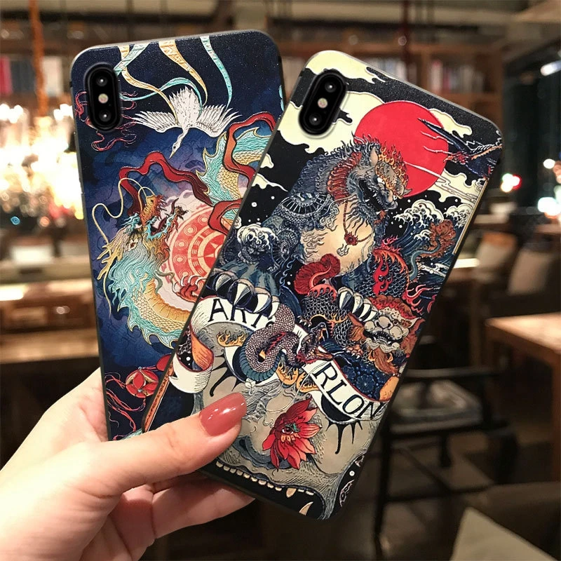 Silicone Soft 3D Emboss Phone Case For Iphone X XR 7 Plus 8 Plus Case Genuine Leather Protective Cover For Iphone XS Max 6 Coque
Silicone Soft 3D Emboss Phone Case For Iphone X XR 7 Plus 8 Plus Case Genuine Leather Protective Cover For Iphone XS Max 6 Coque