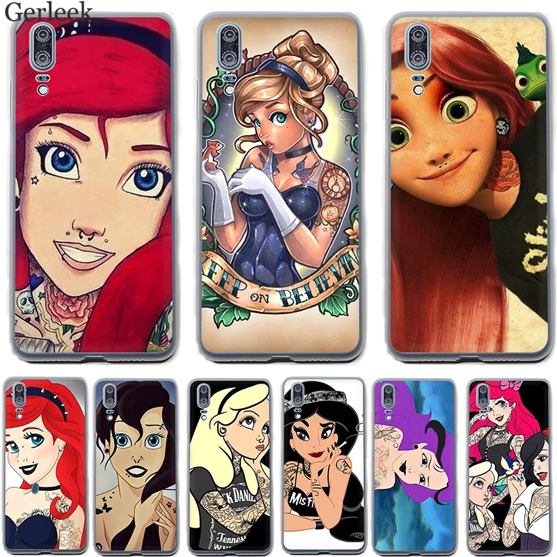Phone Case Tattooed Alice Ariel Jasmine Princess Cartoon Cover For Huawei Mate 10 20 Lite Pro Nova 2i 3 3i Shell
Phone Case Tattooed Alice Ariel Jasmine Princess Cartoon Cover For Huawei Mate 10 20 Lite Pro Nova 2i 3 3i Shell