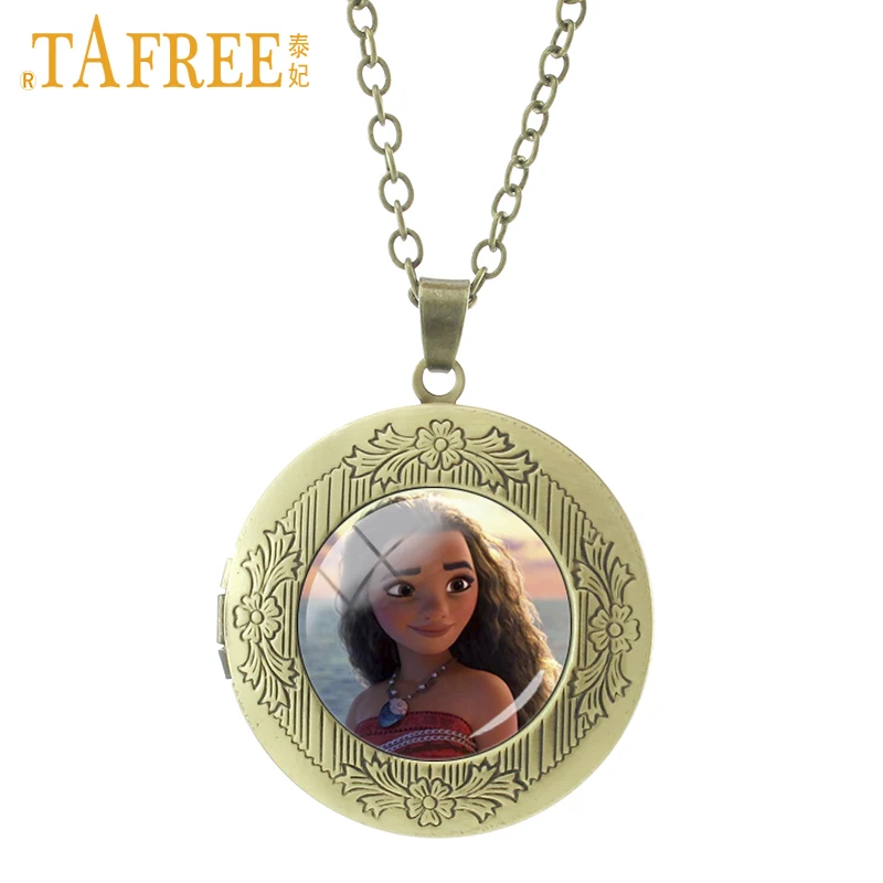 TAFREE 2017 new fashion Princess Moana locket necklace cartoon movie Principessa Baby Maui Pendant women statement jewelry CT01
TAFREE 2017 new fashion Princess Moana locket necklace cartoon movie Principessa Baby Maui Pendant women statement jewelry CT01
