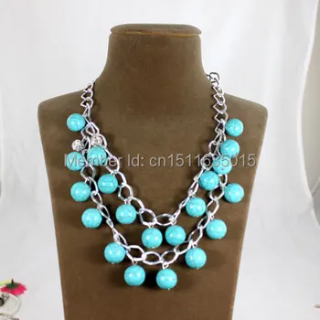 Wholesale Cheap Beads Pendant Necklace Fashion Chain Satement Necklace 3pcs/lot New Free Shipping TQ004
Wholesale Cheap Beads Pendant Necklace Fashion Chain Satement Necklace 3pcs/lot New Free Shipping TQ004