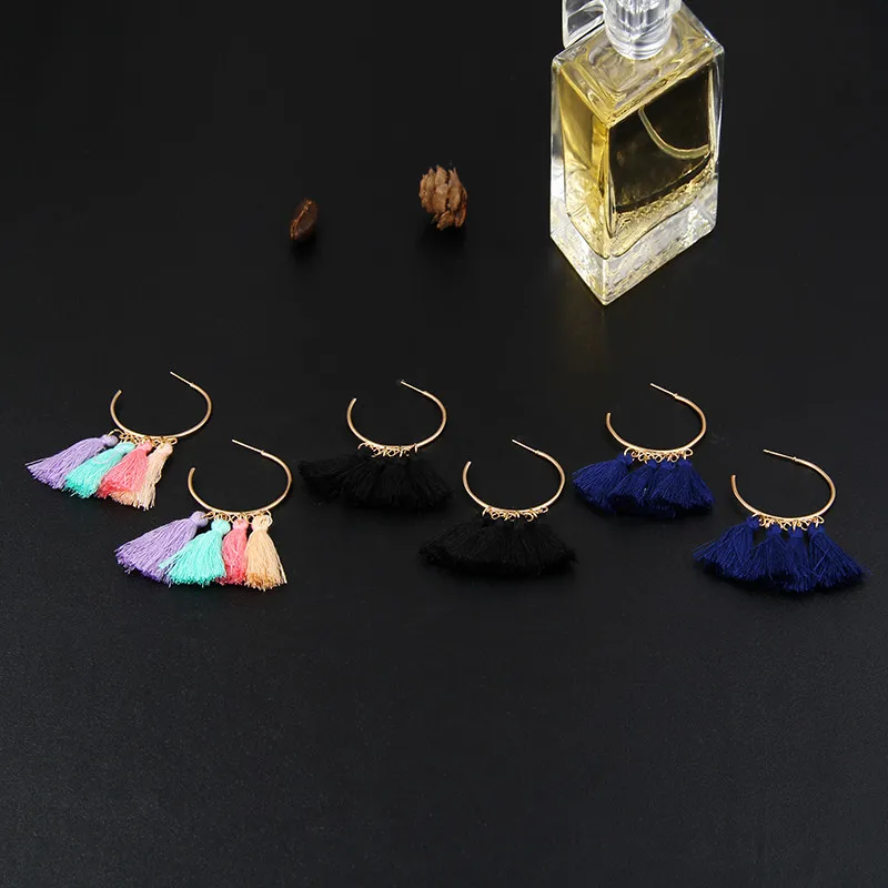 E015 Bohemian Tassel Earrings Gold Color Hoop Earrings For Woman Statement Earrings Party Wedding Jewelry Top Quality Wholesale
E015 Bohemian Tassel Earrings Gold Color Hoop Earrings For Woman Statement Earrings Party Wedding Jewelry Top Quality Wholesale