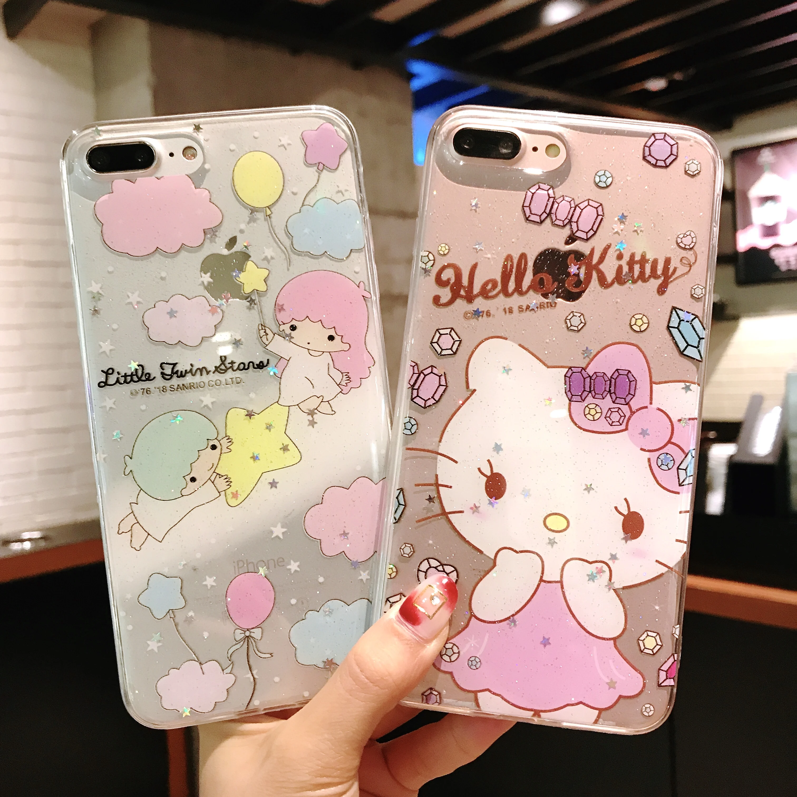 PIXIU Cute Hello Kitty Back Cover For iPhone 7 8 6 6S Plus X XS XR XS Max Transparent Women Girl Phone Case
PIXIU Cute Hello Kitty Back Cover For iPhone 7 8 6 6S Plus X XS XR XS Max Transparent Women Girl Phone Case