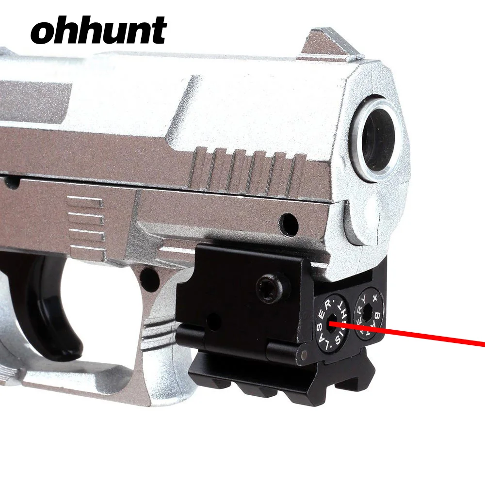 ohhunt Hunting Red Dot Sight Mini Compact Red Laser Sight with Rail for Tactical Scope Pistol Handgun 1911 M9 Glock 17 Glock 19
ohhunt Hunting Red Dot Sight Mini Compact Red Laser Sight with Rail for Tactical Scope Pistol Handgun 1911 M9 Glock 17 Glock 19