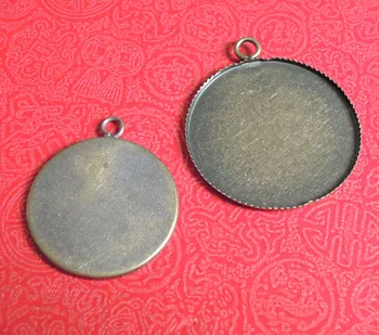 Blank Bases Circle Bezel Pendant w/ Loop Connector Settings Findings Antique Bronze tone Plated Brass DIY Making Wholesale
Blank Bases Circle Bezel Pendant w/ Loop Connector Settings Findings Antique Bronze tone Plated Brass DIY Making Wholesale
