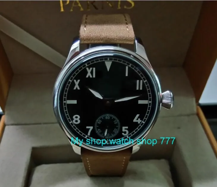 green luminous 44mm parnis 6498 / ST3621 17 jewels Mechanical Hand Wind movement men's watches Mechanical watches 239A
green luminous 44mm parnis 6498 / ST3621 17 jewels Mechanical Hand Wind movement men's watches Mechanical watches 239A