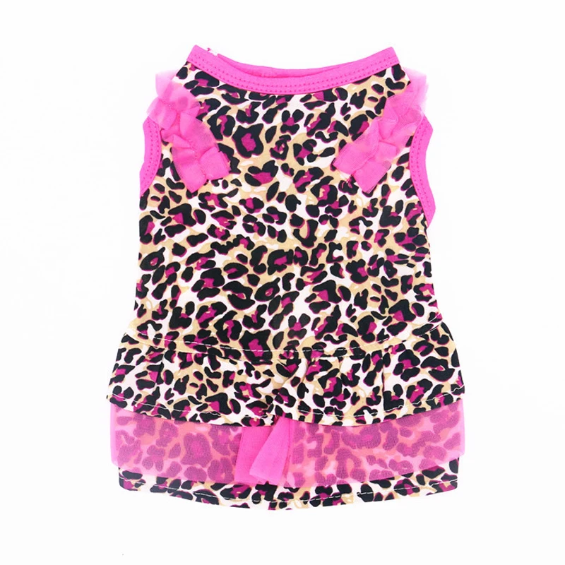 Spring Clothes for Dogs Puppy Dress Leopard Dog Summer New Leopard Models Pink Dog Dress Pet Skirt Princess Type Skirt 40
Spring Clothes for Dogs Puppy Dress Leopard Dog Summer New Leopard Models Pink Dog Dress Pet Skirt Princess Type Skirt 40