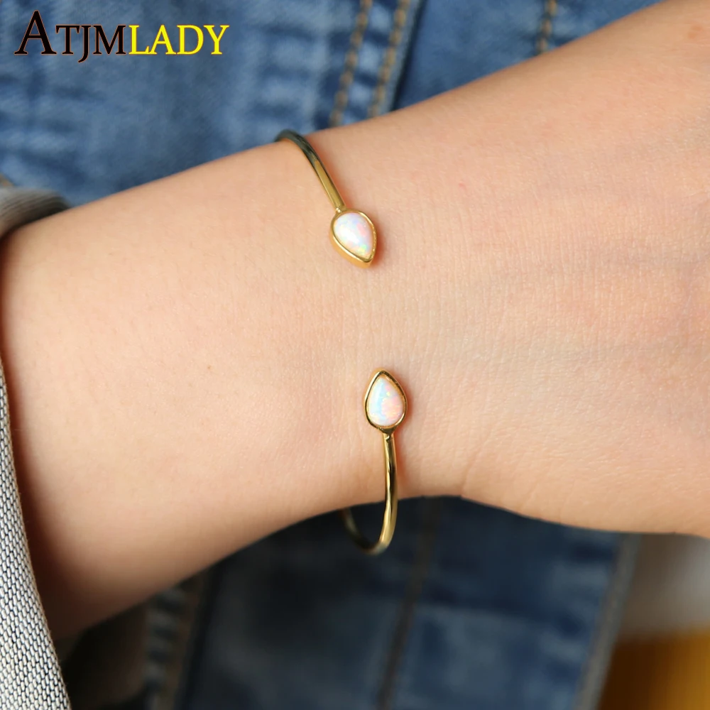 2018 Fashion Cuff opal Stone Jewelry Sale Top Quality Gold Heart Tear Drop opal Bracelet Bangle For Woman New Open Bracelets
2018 Fashion Cuff opal Stone Jewelry Sale Top Quality Gold Heart Tear Drop opal Bracelet Bangle For Woman New Open Bracelets