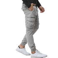 2017 Mens Camouflage Tactical Cargo Pants Men Joggers Boost Military Casual Cotton Pants Hip Hop Ribbon Male army Trousers 38 image