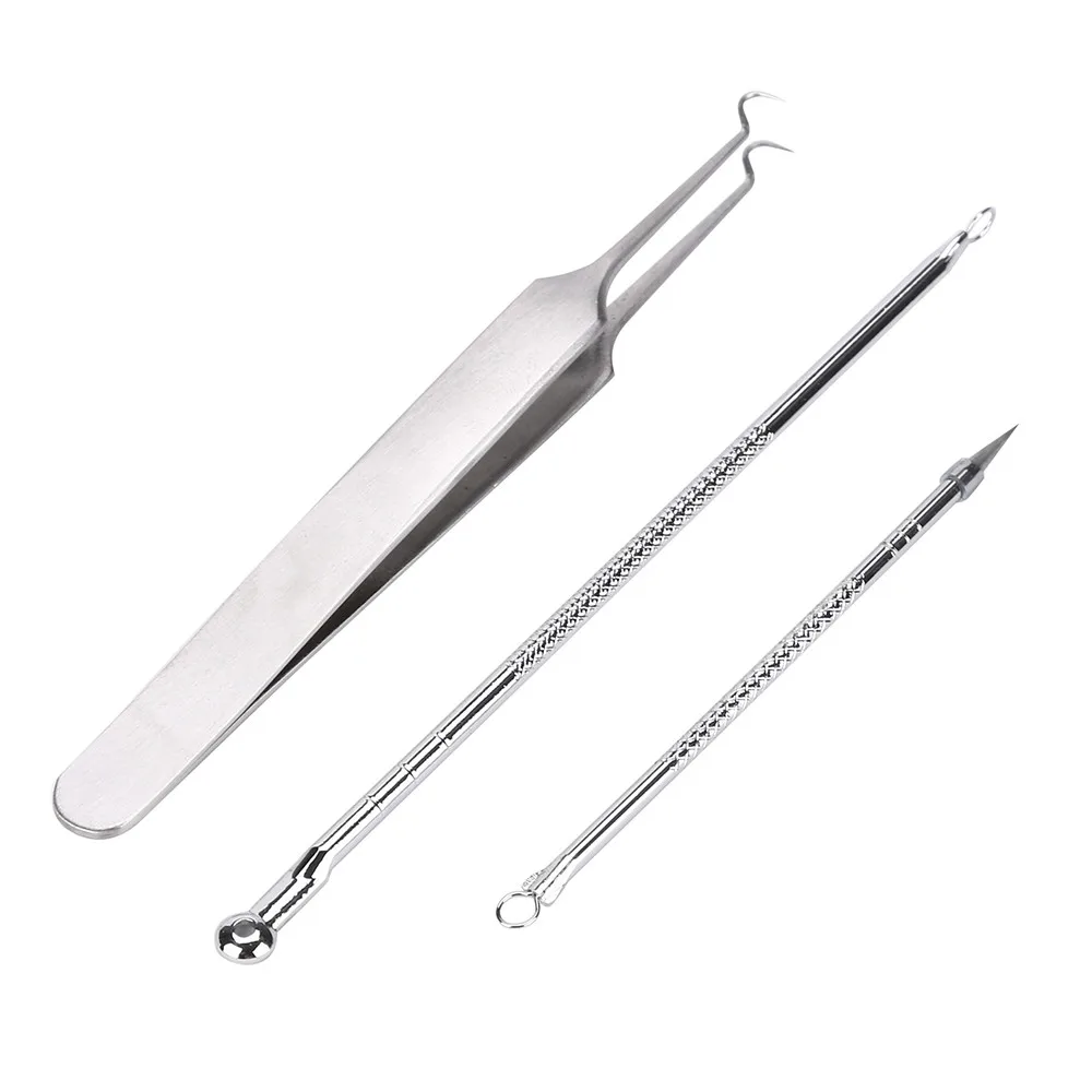 Blemish Removers 3pc Stainless Facial Acne Spot Pimple Remover Extractor Tool Comedone Extractor Remove Tool Set DEC27
Blemish Removers 3pc Stainless Facial Acne Spot Pimple Remover Extractor Tool Comedone Extractor Remove Tool Set DEC27