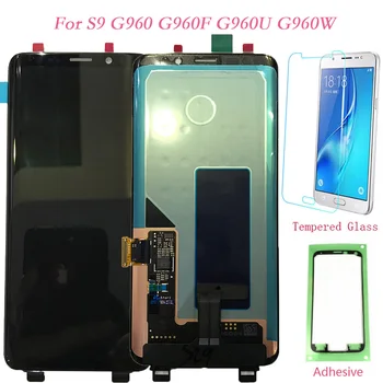 LCD For Samsung Galaxy S9 G960 G960F Touch Screen Digitizer LCD Display Frame For Samsung G965 S9 Plus G965F S9+ Super AMOLED
LCD For Samsung Galaxy S9 G960 G960F Touch Screen Digitizer LCD Display Frame For Samsung G965 S9 Plus G965F S9+ Super AMOLED