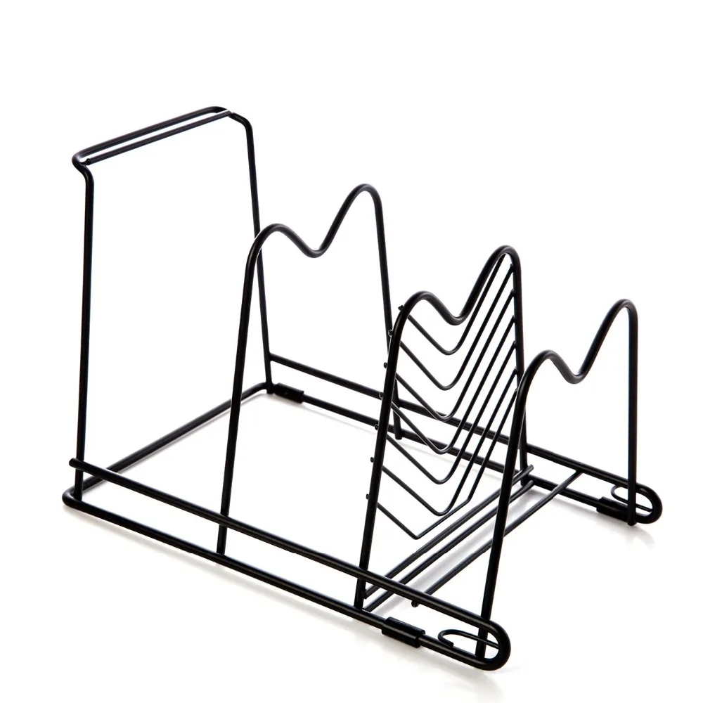 metal kitchenware chopping board organizer shelf