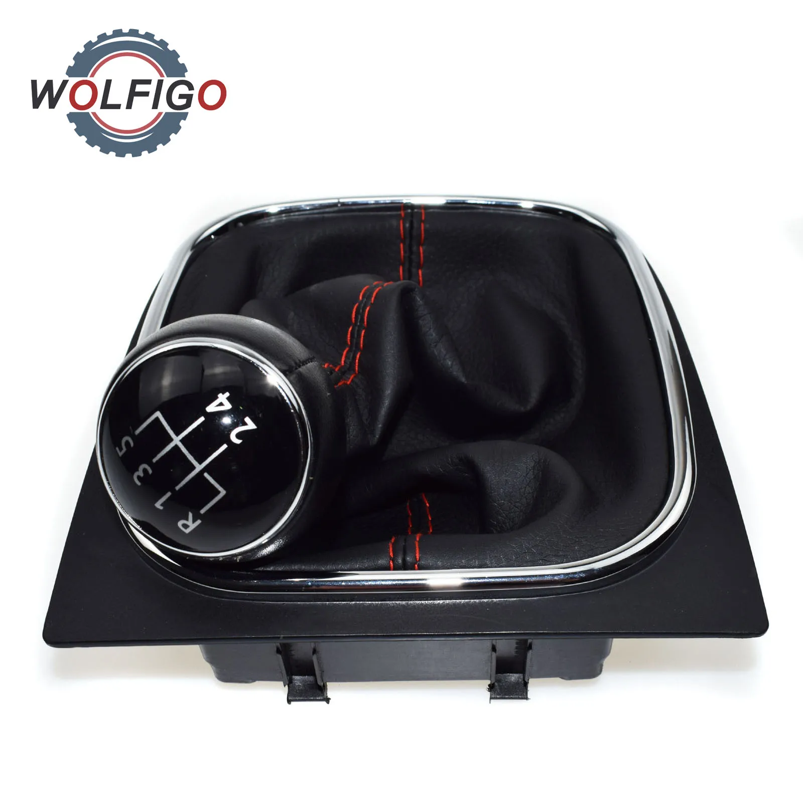 WOLFIGO 5 Speed Manual Leather Gear Shift Knob for VW Golf MK5 MK6 Jetta MK3 MK4 2004-2015 1KD 711 113 A 1KD711113A
WOLFIGO 5 Speed Manual Leather Gear Shift Knob for VW Golf MK5 MK6 Jetta MK3 MK4 2004-2015 1KD 711 113 A 1KD711113A