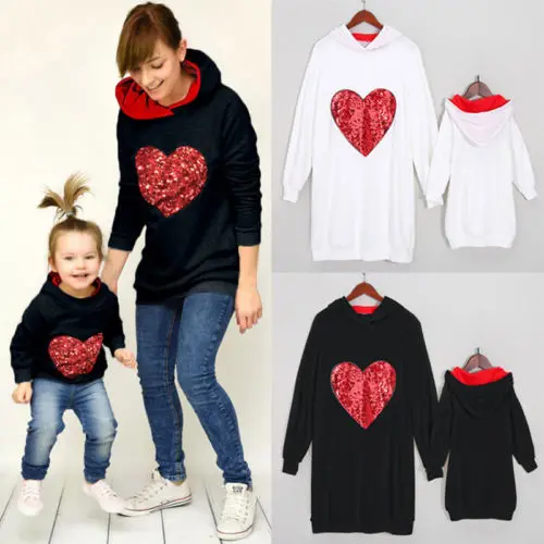 2018 Autumn Mother Daughter Long Sleeve Hoodie Sweatshirt Family Matching Clothes Women Girl Hooded Sweatshirts Casual Coat
2018 Autumn Mother Daughter Long Sleeve Hoodie Sweatshirt Family Matching Clothes Women Girl Hooded Sweatshirts Casual Coat
