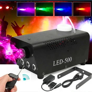 500W Wireless Multiple Color LED Smoke Machine/Mist Maker/ Fogger/Remote Control Fog Machine With LED Lights For Party DJ Disco
500W Wireless Multiple Color LED Smoke Machine/Mist Maker/ Fogger/Remote Control Fog Machine With LED Lights For Party DJ Disco