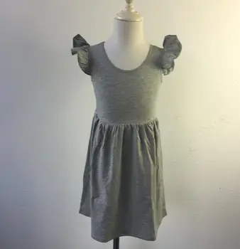 bulk wholesale kids pure color Hot sale dress Gary flutter Baby Girls boutique fancy party dance clothing cotton flutter dresse
bulk wholesale kids pure color Hot sale dress Gary flutter Baby Girls boutique fancy party dance clothing cotton flutter dresse
