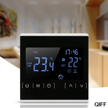 Wholesale LCD Touch Screen Thermostat Electric Floor Heating System Water Heating Thermoregulator AC85-240V Temperature May06
Wholesale LCD Touch Screen Thermostat Electric Floor Heating System Water Heating Thermoregulator AC85-240V Temperature May06