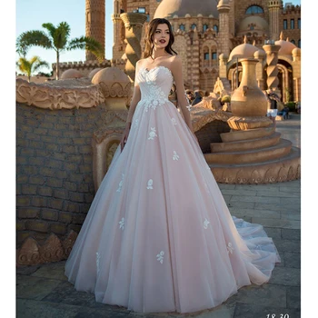 New Princess Wedding Dress Long Sleeves Lace Appliqued A-Line Bride Dress Illusion Sleeves Boho Wedding Gown
New Princess Wedding Dress Long Sleeves Lace Appliqued A-Line Bride Dress Illusion Sleeves Boho Wedding Gown
