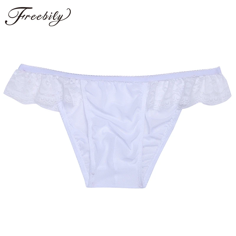 3 Colors Sexy Mens Mesh Sheer Lace Triangle Panties Sissy Gay Men Thong Briefs Jockstraps Wetlook Underwear Underpants
3 Colors Sexy Mens Mesh Sheer Lace Triangle Panties Sissy Gay Men Thong Briefs Jockstraps Wetlook Underwear Underpants