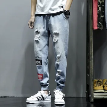 Jeans For Mens Casual Pants black 2019 Autumn Male Denim Trousers Straight Elasticity Pants Hole Bottoms Man
Jeans For Mens Casual Pants black 2019 Autumn Male Denim Trousers Straight Elasticity Pants Hole Bottoms Man