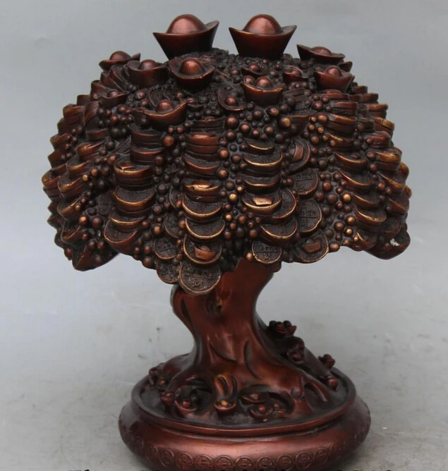 shitou 001181 12" Chinese Bronze Auspicious Wealth YuanBao Money treasure bowl Tree Statue discount 30% (C0324)
shitou 001181 12" Chinese Bronze Auspicious Wealth YuanBao Money treasure bowl Tree Statue discount 30% (C0324)