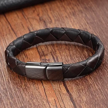 XQNI Vintage Handmade Braided Leather Bracelet Black/Brown Color 19/21CM Summer Accessories Jewelry For Men Pulseras Hombre
XQNI Vintage Handmade Braided Leather Bracelet Black/Brown Color 19/21CM Summer Accessories Jewelry For Men Pulseras Hombre