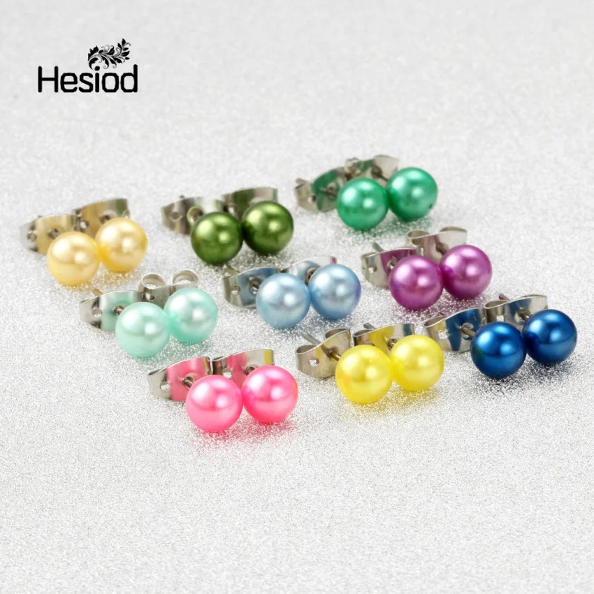 Hesiod 36pairs/Set Colorful Imitation Pearl Stud Earrings for Women Bling Earring Sets Mix Color Cute Round Stud Earrings
Hesiod 36pairs/Set Colorful Imitation Pearl Stud Earrings for Women Bling Earring Sets Mix Color Cute Round Stud Earrings
