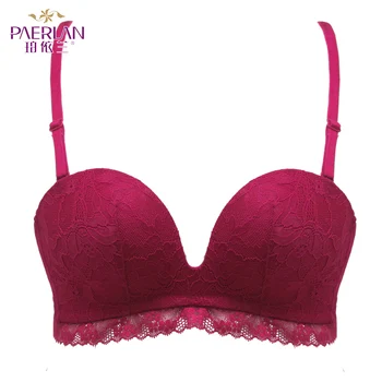 PAERLAN Lace Women Bra Wedding Dress Straight Strapless Stealth 1/2 Cup Small Chest Gather Non-slip Underwear Back Closure 
PAERLAN Lace Women Bra Wedding Dress Straight Strapless Stealth 1/2 Cup Small Chest Gather Non-slip Underwear Back Closure